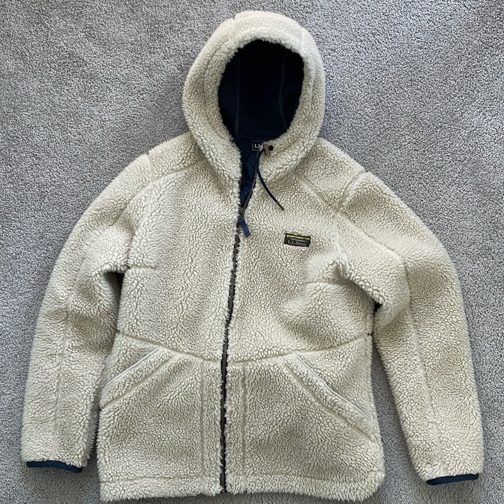 LL Bean Women’s Pile Fleece Teddy Coat